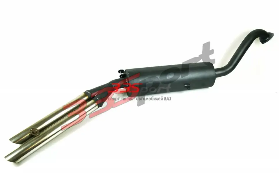 Глушитель DKAHit ВАЗ 2102, 2104 с ShotGun нержавейка (Комфорт) (ГЛК0007)