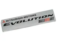 Шильд алюминиевый NISMO (MMC Evolution)