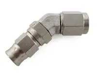 Фитинг тормозной AN3 45 градусов SS
