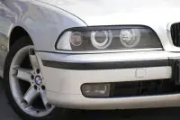 BMW E39 95-03 Накладки на передние фары (реснички) комплект 2шт