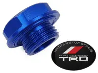 Крышка масляная TRD (синий)