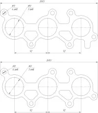 Taiko прокладка выпускного коллектора Toyota GR OEM 1717331020