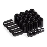 Гайки колесные Topfit открытые M12x1.5 32мм (черный)