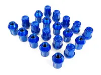 Гайки колесные Rays style M12x1.25 35мм (синий)
