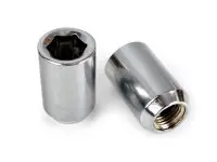 Гайки колесные Topfit открытые M12x1.25 32мм (хром)