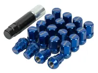 Гайки колесные Rays style M12x1.25 32мм (синий)