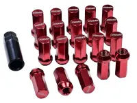 Гайки колесные Rays style M12x1.25 44мм (красный)