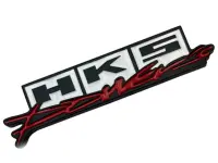 Шильд на бампер HKS с крепежом (STI)