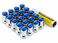 Гайки колесные D1 сталь M12x1.25 (синий)