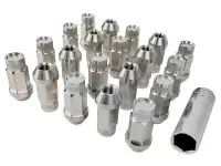 Гайки колесные Rays style M12х1.5 50мм (хром)