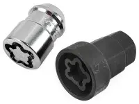 TPI гайки с секреткой 28мм M12*1.50 (комплект 4шт)