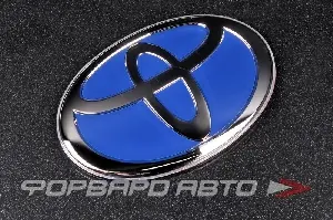 Эмблема TOYOTA 140*95мм, на двухстороннем скотче, синяя 92806-No140 GYCA