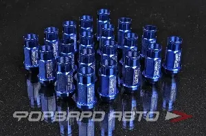 Гайки колесные М12*1,5мм, 20шт, алюминий, синий TK-650NUTS-L-15-BL EPMAN