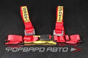 Ремни 4-х точечные SABELT STYLE, 2", красный YT3-Seatbelt-7 GYCA
