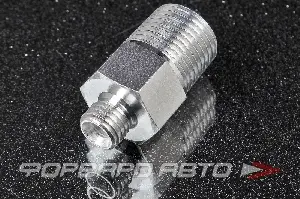 Фитинг NPT 1/2" - M12*1,5 мм, наружные резьбы, нержавеющая сталь FTMM-1/2-M1215ST <>