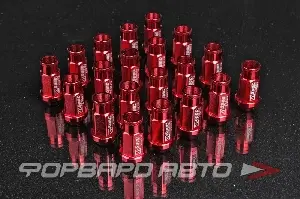 Гайки колесные М12*1,5мм, 20шт, алюминий, красный TK-650NUTS-L-15-RD EPMAN