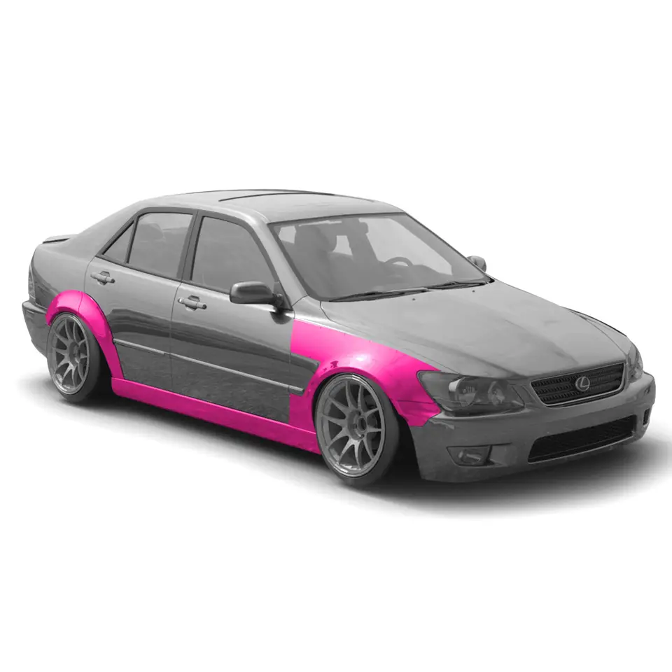 KFDteam AERO Kit TYPE1 Lexus IS200 IS300 Toyota Altezza GXE10 SXE10 1998-2005