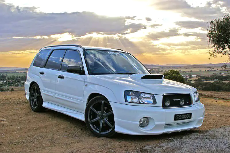 Накладка GT на передний бампер для Subaru Forester SG 2002 — 2004