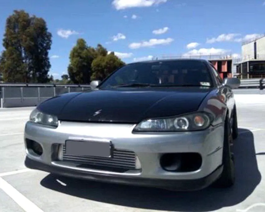 Накладка на передний бампер для Nissan Silvia S15