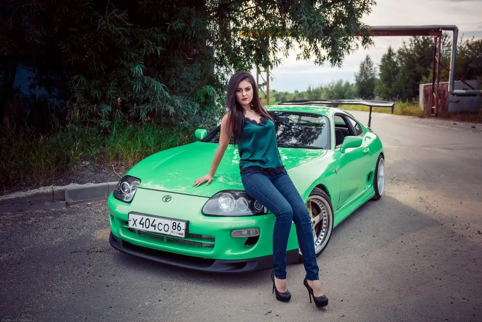 Накладка Type 1 на передний бампер для Toyota Supra JZA80