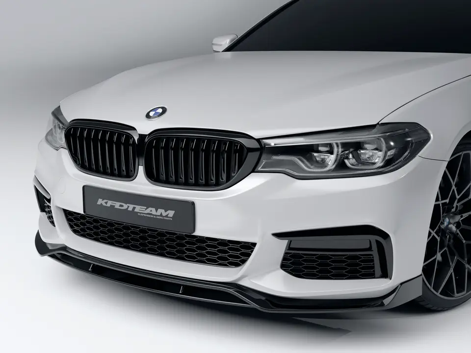 KFDteam Кованый Карбон Губа / Сплиттер на Бампер BMW 5 G30