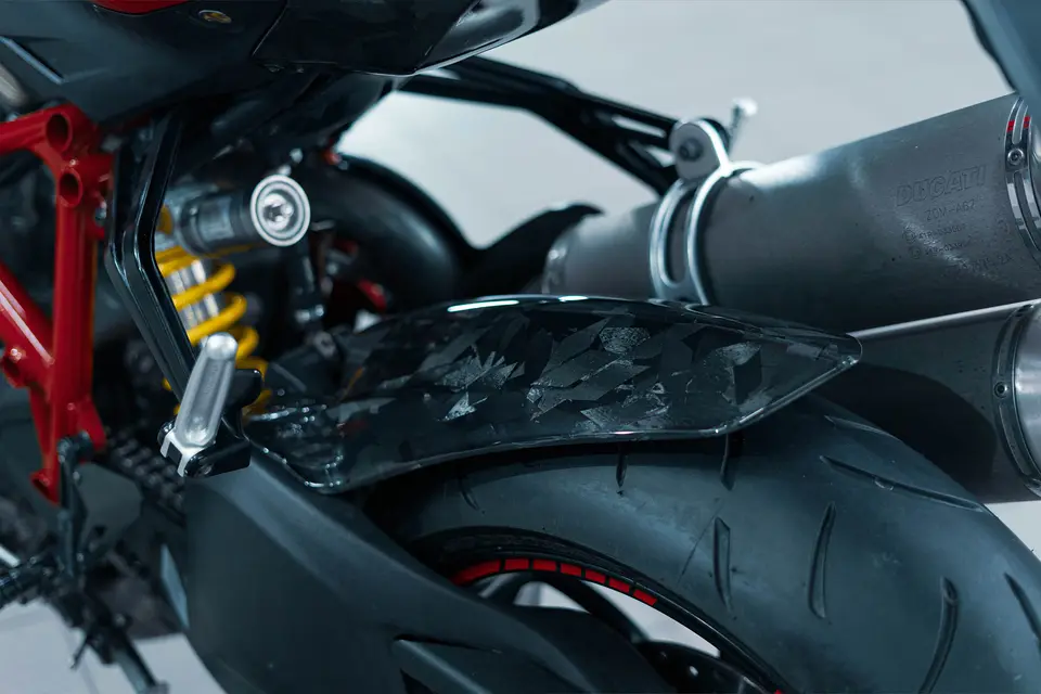 Forged Carbon Rear Hugger для Ducati Streetfighter 2009 — 2015