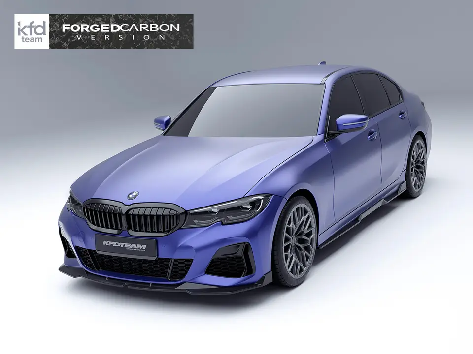 KFDteam Губа / Сплиттер на Бампер BMW 3 G20