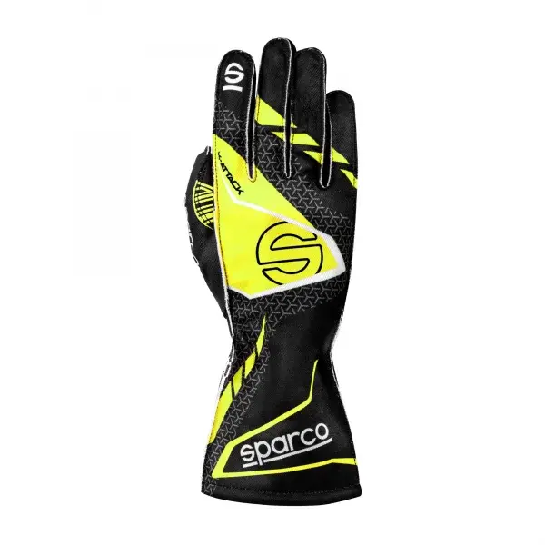 Sparco K-Attack Karting Gloves (Yellow)