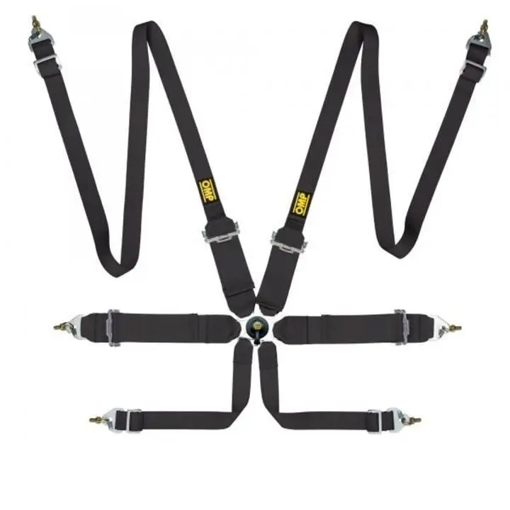 OMP Belt 6 Point Black