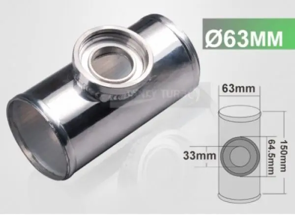 63MM 2.5" HKS SSQV / BLOW OFF VALVE / BOV TURBO T-PIPE/PIPING ADAPTOR FLANGE