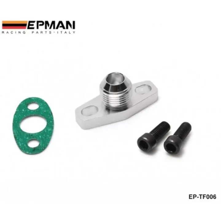 TURBO OIL DRAIN OUTLET FLANGE GASKET ADAPTER KIT AN10