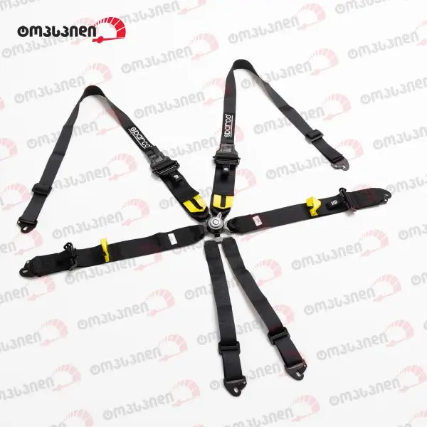 6 Point Belt Sparco Black