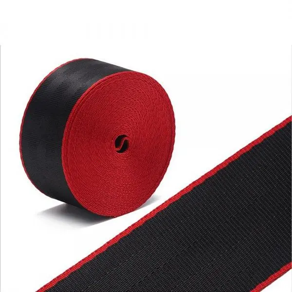 Belt Roll Black with Red Line