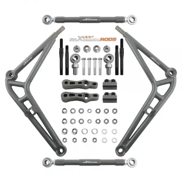 For BMW E36 Front Steering Adjustable Drift Lower Control Arm Wide Angle Kit