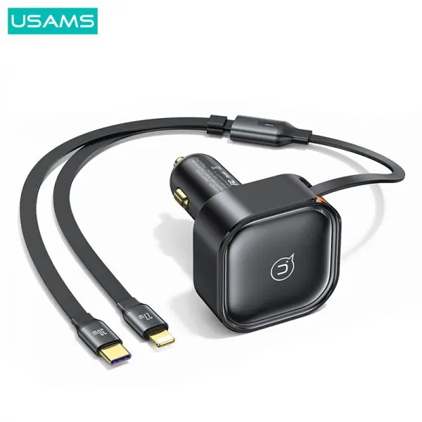 Car Charger US-CC219 (Type-C + Lightning)