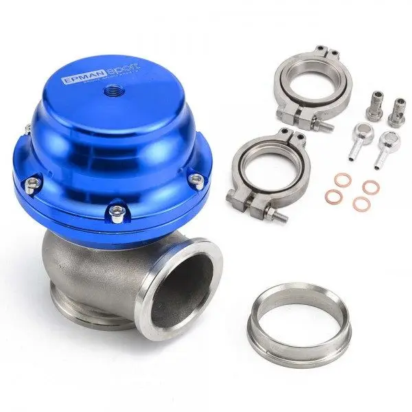 4MM Turbocharge Exhaust Manifold Header Turbo Boost V-band Clamp Wastegate