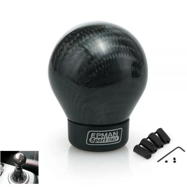 Real Carbon Shift Knob Round