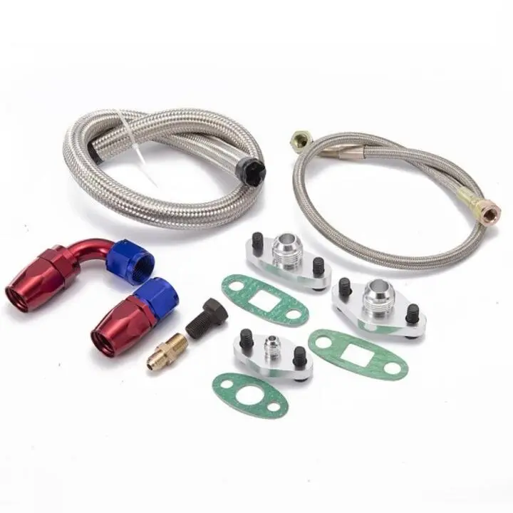 Toyota Supra 1JZGTE 2JZGTE 1JZ/2JZ Single Turbo Oil Feed Line Flange Kit