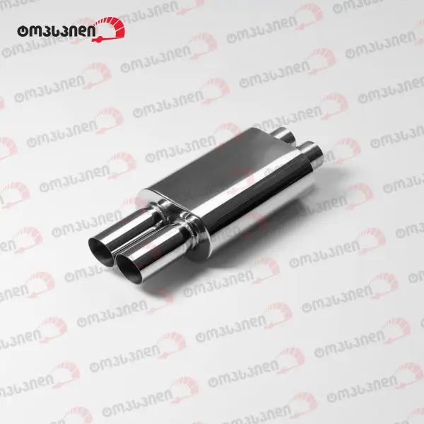 Topspeed Muffler 2 inlet Polished
