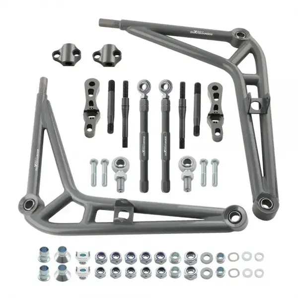 For BMW E36 Front Steering Adjustable Drift Lower Control Arm Wide Angle Kit
