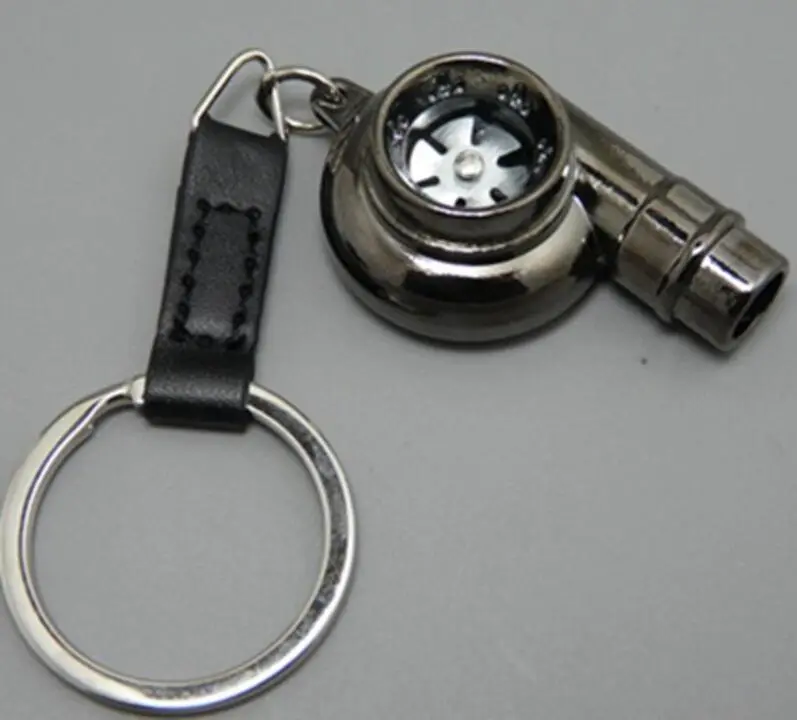 Key Ring Turbcharger with Leather