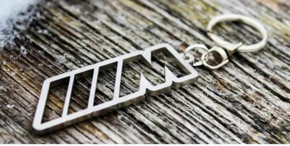 Key Ring "Silver M///"