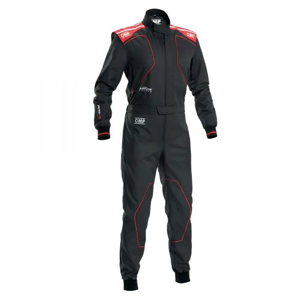 Karting Suit OMP KS-4 Black/Red