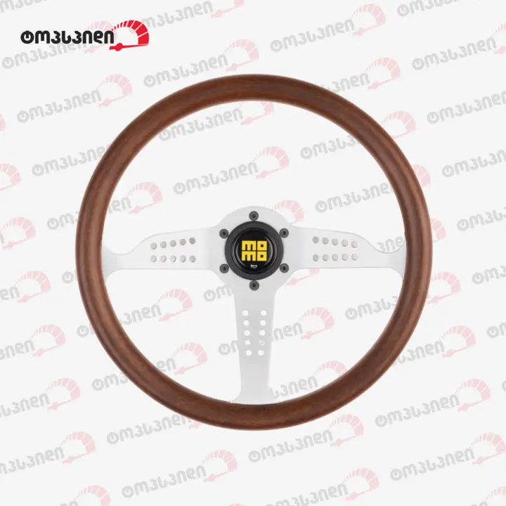 Wood Steering Wheel MOMO Grand Prix (Silver)