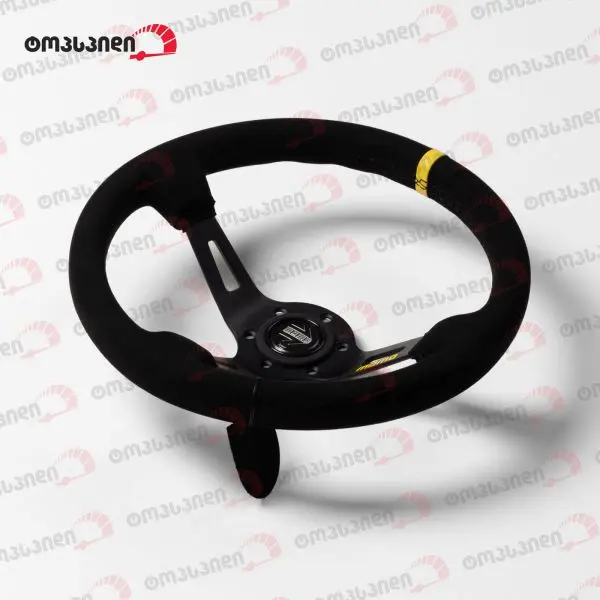 MOMO Premium Yellow Suede Steering Wheel