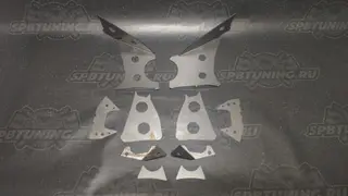 Вварные пластины усиления заднего подрамника для Nissan Silvia s14 s15 Tuning Toys