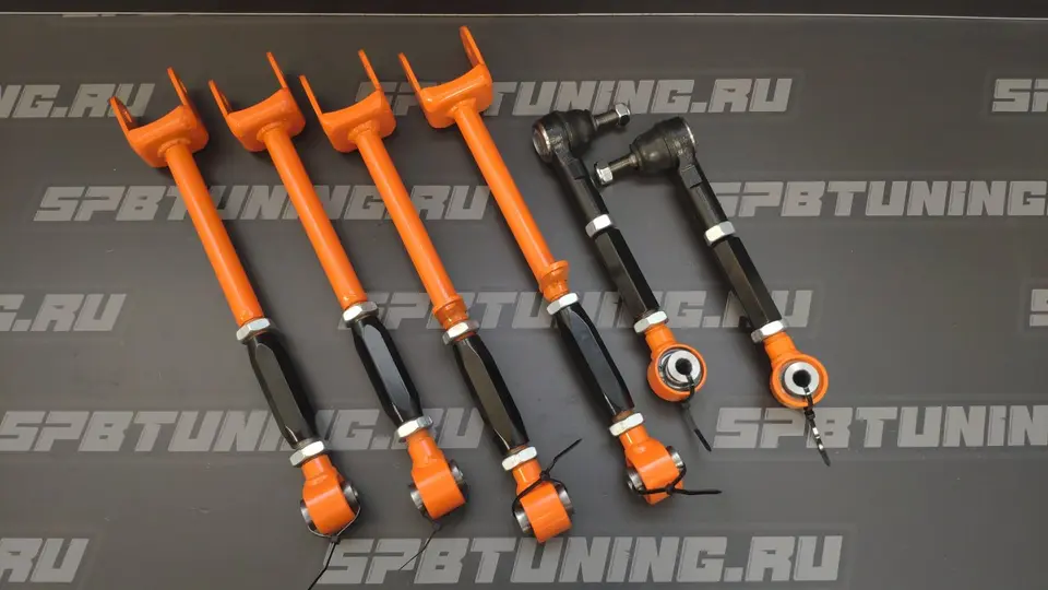 Комплект нижних регулируемых рычагов Tuning Toys на ШС (Mark, Chaser, Cresta JZX90-100)