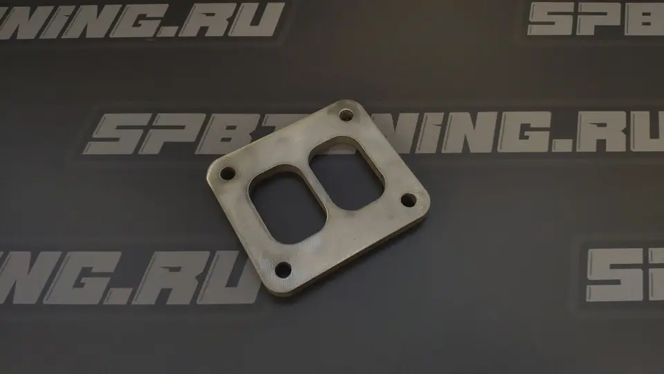 Фланец Tuning Toys под турбину T4 twin — сталь