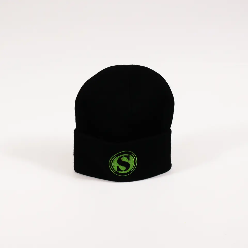 Sikky Black Knit Beanie