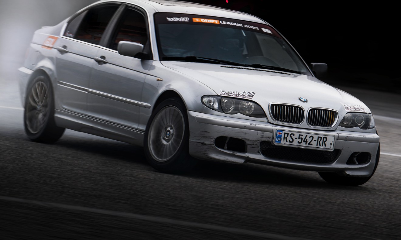 იგორ კოლესნიკოვის BMW E46 დრიფტში Drift League-ზე